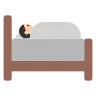 Person In Bed: Light Skin Tone Emoji 🛌🏻 image - Tossface style