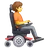 Person In Motorized Wheelchair Facing Right