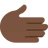 Rightwards Hand: Dark Skin Tone