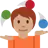 Person Juggling: Medium Skin Tone