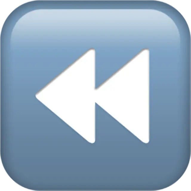 Triángulo doble negro que señala a la izquierda