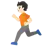 Person Running: Light Skin Tone