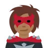 Woman Supervillain: Medium-Dark Skin Tone Emoji 🦹🏾‍♀️ image - Twitter / X (Twemoji) style