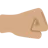 Right-Facing Fist: Medium Skin Tone