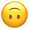 倒头 Emoji 🙃 image - Apple style