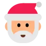Santa Claus: Medium-Light Skin Tone Emoji 🎅🏼 image - Tossface style