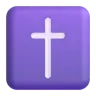 Latin Cross Emoji ✝ image - Microsoft 3D Fluent style