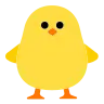 Poussin vu de face Emoji 🐥 image - Tossface style