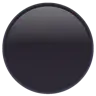 ミディアムブラックサークル Emoji ⚫ image - WhatsApp style