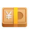 Emoji Banconota con segno di yen 💴 image - Microsoft 3D Fluent style