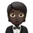 Person In Tuxedo: Dark Skin Tone