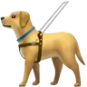 Emoji Cane guida 🦮 image - Apple style