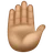 Raised Hand: Medium Skin Tone