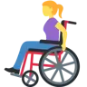 Woman In Manual Wheelchair Emoji 👩‍🦽 image - Twitter / X (Twemoji) style