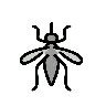 Moustique Emoji 🦟 image - OpenMoji style