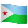 Flag: Djibouti Emoji 🇩🇯 image - WhatsApp style
