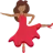 Woman Dancing: Medium-Dark Skin Tone