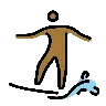 Person Surfing: Medium-Dark Skin Tone Emoji 🏄🏾 image - OpenMoji style