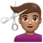 Man Getting Haircut: Medium Skin Tone