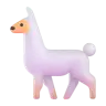 Lama Emoji 🦙 image - Microsoft 3D Fluent style