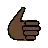 Thumbs Up: Dark Skin Tone