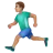 Person Running: Medium Skin Tone