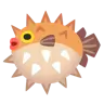 Emoji Blowfish 🐡 image - Google Noto Color style