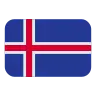 Flag: Iceland Emoji 🇮🇸 image - Tossface style
