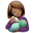 Woman Feeding Baby: Medium Skin Tone