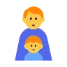 Family: Man, Boy Emoji 👨‍👦 image - Tossface style