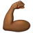 Flexed Biceps: Medium-Dark Skin Tone