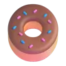 Emoji Ciambella 🍩 image - Microsoft 3D Fluent style