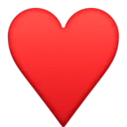 Czarny garnitur z sercem Emoji ♥ image - Facebook Meta style