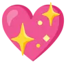 Sparkling Heart Emoji 💖 image - Google Noto Color style