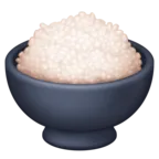 Cooked Rice Emoji 🍚 image - Facebook Meta style