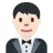 Man In Tuxedo: Light Skin Tone