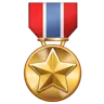 Medal wojskowy Emoji 🎖 image - WhatsApp style