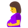 怀孕的女人 Emoji 🤰 image - Google Noto Color style