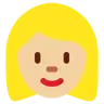 Woman: Medium-Light Skin Tone Emoji 👩🏼 image - Twitter / X (Twemoji) style