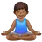 Man In Lotus Position: Medium-Dark Skin Tone