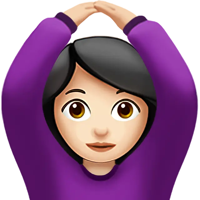 Woman Gesturing Ok: Light Skin Tone