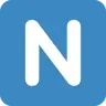 Regional Indicator Symbol Letter N 🇳 image - Twitter / X (Twemoji) style