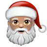 Santa Claus: Medium Skin Tone Emoji 🎅🏽 image - WhatsApp style