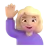 Woman Raising Hand: Medium-Light Skin Tone