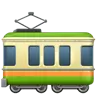 Emoji Carrozza ferroviaria 🚃 image - Apple style