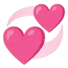 Drehende Herzen Emoji 💞 image - Google Noto Color Animated style