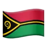 Flag: Vanuatu Emoji 🇻🇺 image - Apple style