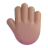 Raised Back Of Hand: Medium Skin Tone
