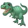 Emoji T-Rex 🦖 image - WhatsApp style