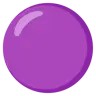 Büyük mor daire Emoji 🟣 image - Google Noto Color style